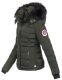 Navahoo Chloe Damen Winterjacke gefüttert Olive - Green Größe M - Gr. 38