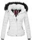 Navahoo Chloe Damen Winterjacke gefüttert Weiss Größe XXL - Gr. 44