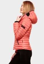 Navahoo Ladies Jacket Quilted Jacket Transition Jacket Quilted Kimuk NEW B348 Coral Size XS - Size 34