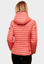 Navahoo Ladies Jacket Quilted Jacket Transition Jacket Quilted Kimuk NEW B348 Coral Size S - Size 36