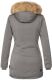 Marikoo Karmaa Ladies winter jacket parka coat warm lined - Gray-Gr.L