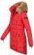 Navahoo Papaya Ladies Winter Quilted Jacket Red Size S - Gr. 36