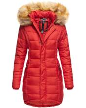 Navahoo Papaya Ladies Winter Quilted Jacket Red Size XS - Gr. 34