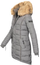 Navahoo Papaya Ladies Winter Quilted Jacket Gray Size L - Gr. 40