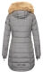 Navahoo Papaya Ladies Winter Quilted Jacket Gray Size L - Gr. 40