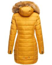 Navahoo Papaya Ladies Winter Quilted Jacket Yellow Size XL - Gr. 42