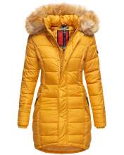 Navahoo Papaya Ladies Winter Quilted Jacket Yellow Size XS - Gr. 34