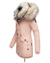 Navahoo Sweety 2 in 1 ladies parka winterjacket with fur collar - Rosa-Gr.S
