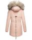 Navahoo Sweety 2 in 1 ladies parka winterjacket with fur collar - Rosa-Gr.S