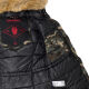 Navahoo Laura ladies winter jacket with faux fur - Camo-Gr.XS