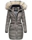 Navahoo Paula Ladies Winter Jacket Coat Parka Warm Lined Winterjacket B383 Grey Size XXL - Size 44