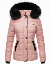 Marikoo Unique Damen gesteppte Winterjacke Rosa Größe XS - Gr. 34