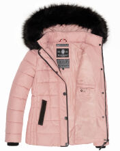 Marikoo Unique Damen gesteppte Winterjacke Rosa Größe XS - Gr. 34