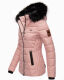 Marikoo Unique Damen gesteppte Winterjacke Rosa Größe XS - Gr. 34
