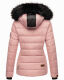 Marikoo Warm Ladies Winter Jacket Quilted Jacket Winterjacket Quilted Parka NEW B391 Pink Size XS - Size 34