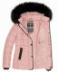 Marikoo Warm Ladies Winter Jacket Quilted Jacket Winterjacket Quilted Parka NEW B391 Pink Size XS - Size 34