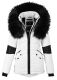 Navahoo Nirvana ladies parka winter jacket with fur collar - White-Gr.M