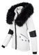 Navahoo Nirvana ladies parka winter jacket with fur collar - White-Gr.L