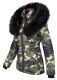 Navahoo Nirvana ladies parka winter jacket with fur collar - Camo-Gr.XS