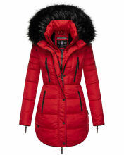 Marikoo Moonshine warme Damen Parka Winterjacke gesteppt Rot Gr&ouml;&szlig;e XS - Gr. 34
