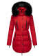 Marikoo Moonshine warme Damen Parka Winterjacke gesteppt Rot Größe S - Gr. 36