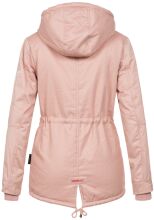 Marikoo Manolya Damen Parka Winterjacke mit Teddyfell Rosa Größe XS - Gr. 34