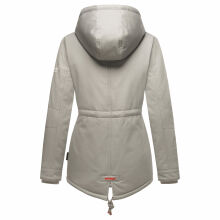 Marikoo Manolya Damen Parka Winterjacke mit Teddyfell Grau Größe M - Gr. 38