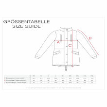 Marikoo Manolya Damen Parka Winterjacke mit Teddyfell Grau Größe M - Gr. 38