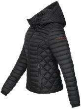 Marikoo Samtpfote lightweight ladies quilted jacket Schwarz Größe XS - Gr. 34