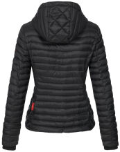 Marikoo Samtpfote leichte Damen Steppjacke Schwarz Größe XS - Gr. 34