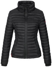 Marikoo Samtpfote lightweight ladies quilted jacket Schwarz Größe XXL - Gr. 44