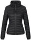 Marikoo Samtpfote leichte Damen Steppjacke Schwarz Größe XXL - Gr. 44