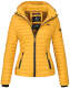 Marikoo Samtpfote lightweight ladies quilted jacket Gelb Größe S - Gr. 36