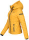 Marikoo Samtpfote leichte Damen Steppjacke Gelb Größe S - Gr. 36