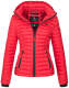 Marikoo Samtpfote lightweight ladies quilted jacket - Red-Gr.S