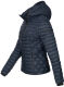 Marikoo Samtpfote leichte Damen Steppjacke Blau Größe XS - Gr. 34