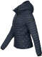 Marikoo Samtpfote lightweight ladies quilted jacket Blau Größe XL - Gr. 42