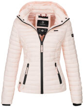 Marikoo Samtpfote leichte Damen Steppjacke Rosa Größe XS - Gr. 34