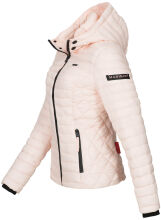 Marikoo Samtpfote leichte Damen Steppjacke Rosa Größe XS - Gr. 34
