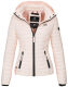 Marikoo Samtpfote leichte Damen Steppjacke Rosa Größe XS - Gr. 34