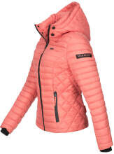 Marikoo Samtpfote lightweight ladies quilted jacket Coral Größe M - Gr. 38