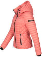 Marikoo Samtpfote lightweight ladies quilted jacket Coral Größe M - Gr. 38