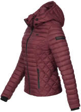 Marikoo Samtpfote lightweight ladies quilted jacket - Bordeaux-Gr.XS