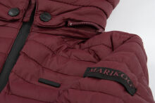 Marikoo Samtpfote leichte Damen Steppjacke Bordeaux Größe XS - Gr. 34