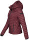 Marikoo Samtpfote leichte Damen Steppjacke Bordeaux Größe XS - Gr. 34