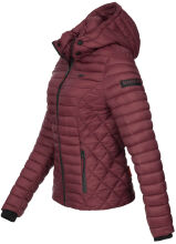 Marikoo Samtpfote leichte Damen Steppjacke Bordeaux Größe S - Gr. 36