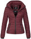 Marikoo Samtpfote lightweight ladies quilted jacket Bordeaux Größe XXL - Gr. 44
