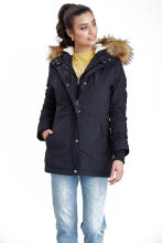 Marikoo Akira warme Damen Winterjacke mit Kapuze