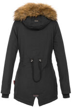 Marikoo Akira warme Damen Winterjacke mit Kapuze Schwarz Größe XS - Gr. 34