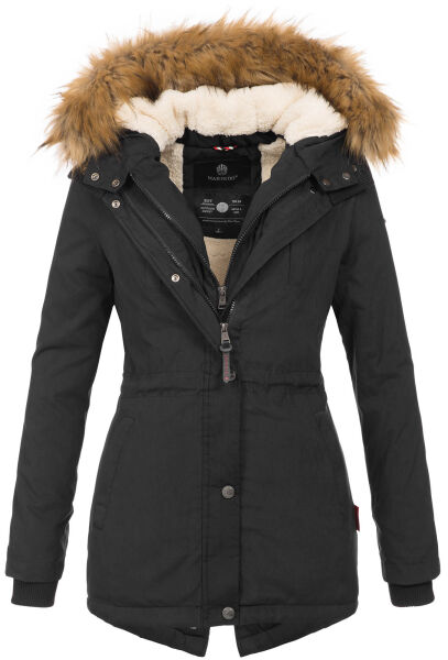 Marikoo Ladies Winterjacket Akira Black Size L - Size 40